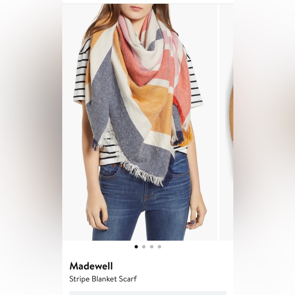Madewell Multicolor Stripe Scarf